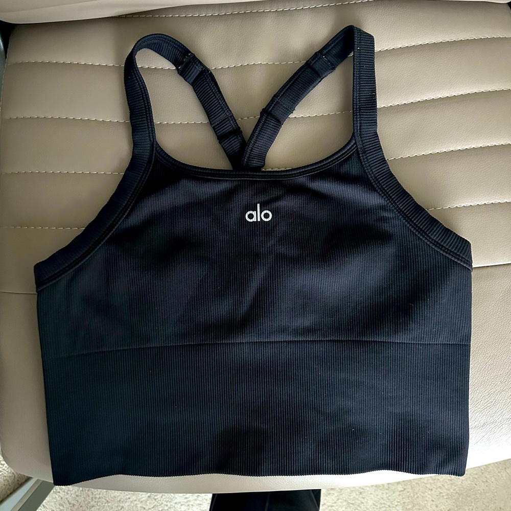 Alo Yoga Seamless Ribbed Bra Tank